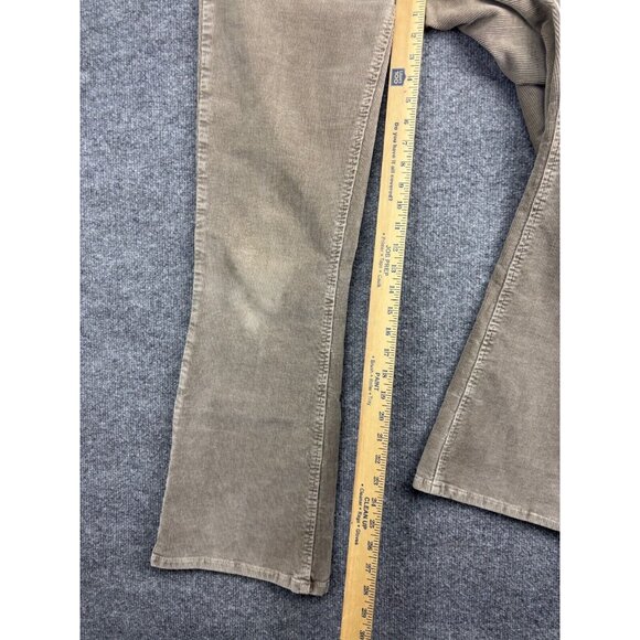 Vintage Silver Jeans Pants Women's 28/32 Beige Corduroy Bootcut Stretch Mid Rise - Picture 6 of 10